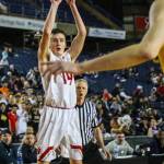 Mount Si Wildcats senior boys basketball player Brett Williams (pictured) in the Class 4A quarterfinals against the Puyallup Vikings will continue his basketball career at Pacific Lutheran University. Photo courtesy of Don Borin/Stop Action Photography