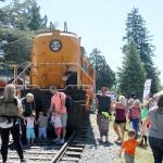 Hundreds of people come out to the Snoqualmie Railway Museums historic depot for the Day Out With Thomas event every summer. Evan Pappas/Staff Photo