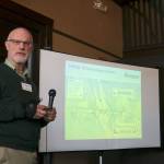 WSDOTs Kevin Nichols gives the Snoqualmie Valley Chamber of Commerce an update on the status of the I-90 and SR18 interchange project on March 27. Evan Pappas/Staff Photo