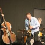 Local artist Tracy Knoop joins the Danny Kolke Trio at the JazzClubsNW venue for a joint performance. Evan Pappas/Staff Photo
