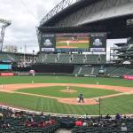 Mount Si participated in the 2019 High School Baseball Classic on April 7 at T-Mobile Park. Edmonds Woodway notched a 4-3 win over the Wildcats, who held a 3-0 lead into the third inning on RBI singles from Cole Bostwick and Trace Halvorson and an RBI sacrifice fly from Jack Mardon. Courtesy of Calder Productions