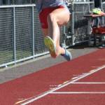 Tatum Dalgleish attacks the long jump. Andy Nystrom / staff photo