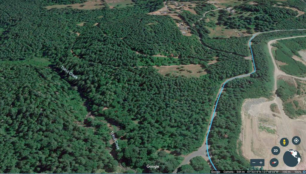 Camp Keller is located just off of where Tokul Road SE becomes SE 53rd Street north of downtown Snoqualmie. Courtesy Image