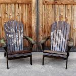 Mount Si High School senior, Rileigh Shelton, created Northwest Native. Her chairs will be on display at Salish Lodge Spa. Courtesy photo