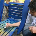 Ricardo Espinoza created A Radiant Night. His chairs will be on display at Birches Habitat. Courtesy photo