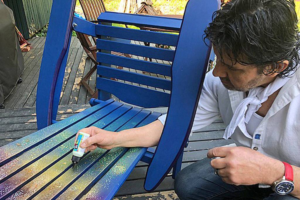 Ricardo Espinoza created A Radiant Night. His chairs will be on display at Birches Habitat. Courtesy photo