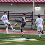 Mount Si Wildcats senior midfielder Mateo Didomenico scores the game-winning goal in the 68th minute of play against the Sumner Spartans. Photo courtesy of Calder Productions