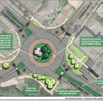 A design drawing of the upcoming roundabout project for the intersection of North Bend Way and Park Street in North Bend. Courtesy Photo