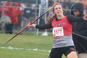 Throwing the javelin at state