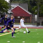 Mount Si Wildcats sophomore forward Sully Smith carries the ball up the field before scoring a goal against the Puyallup Vikings in the 4A state soccer championship game on May 26. Puyallup defeated Mount Si 2-1 in the contest. The Wildcats finished the 2019 season with an overall record of 17-3. Photo courtesy of Calder Productions