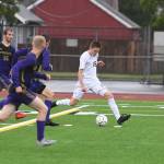 Mount Si Wildcats sophomore forward Sully Smith carries the ball up the field before scoring a goal against the Puyallup Vikings in the 4A state soccer championship game on May 26. Puyallup defeated Mount Si 2-1 in the contest. The Wildcats finished the 2019 season with an overall record of 17-3. Photo courtesy of Calder Productions