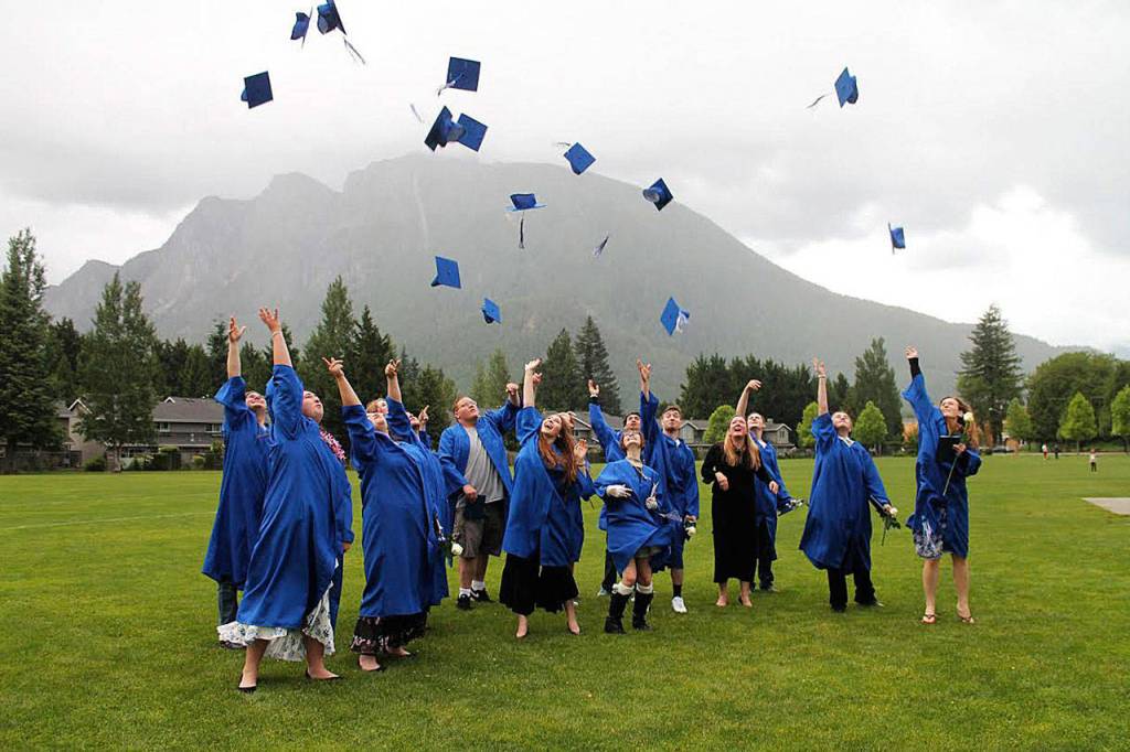 Two Rivers School graduated 20 students on June 5 at the Si View Community Center. Photo courtesy of SVSD