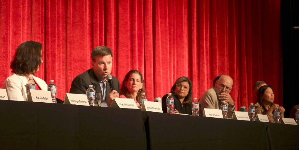 Rep. Mark Mullet talks about how the budget was put together during the 2019 legislative session. Evan Pappas/Staff Photo