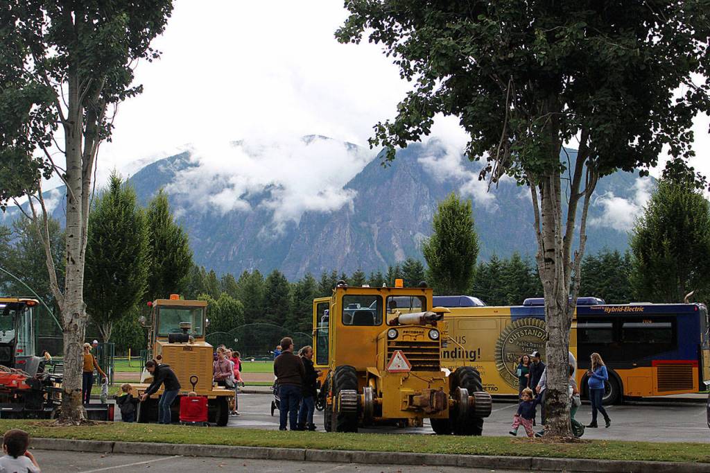 Madison Miller / staff photo                                 Snoqualmie hosted its first Big Truck Day on June 27.