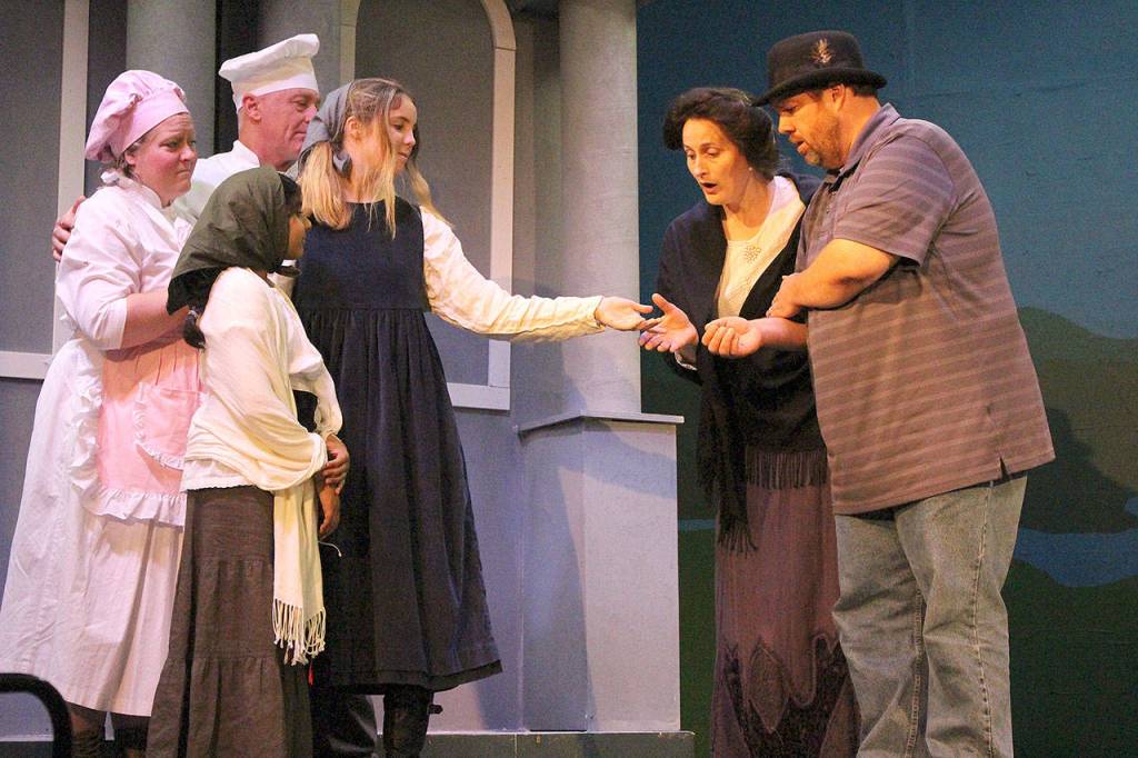 Rebecca Zatloukal, Kenzie Farnsworth, Hannah Lin, Natalie Collins, Rene Schuchter and Grace Combs will perform in The Gingerbread Man.