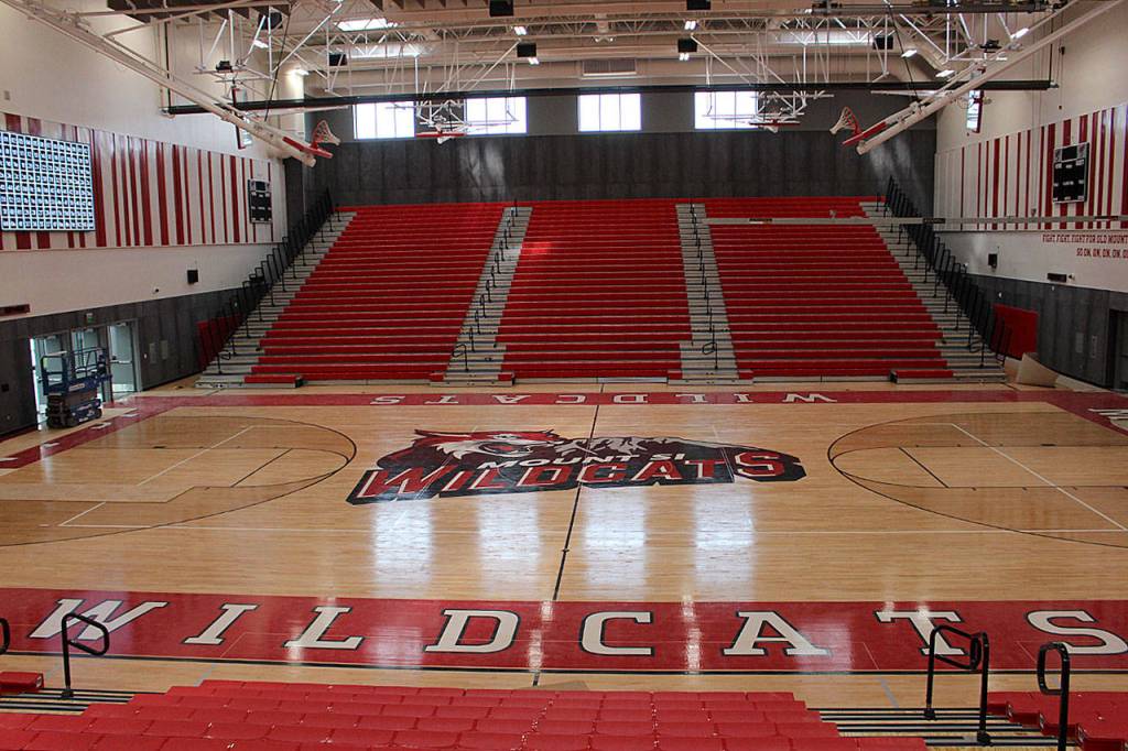 The new MSHS main gym. It can hold up to 2,400 people.