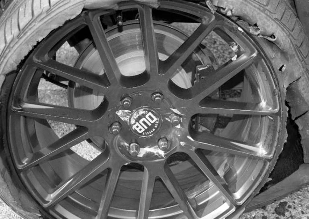 Photo courtesy of Washington State Patrol                                A suspect was arrested after allegedly shooting at a car while driving, during an instance of road rage.