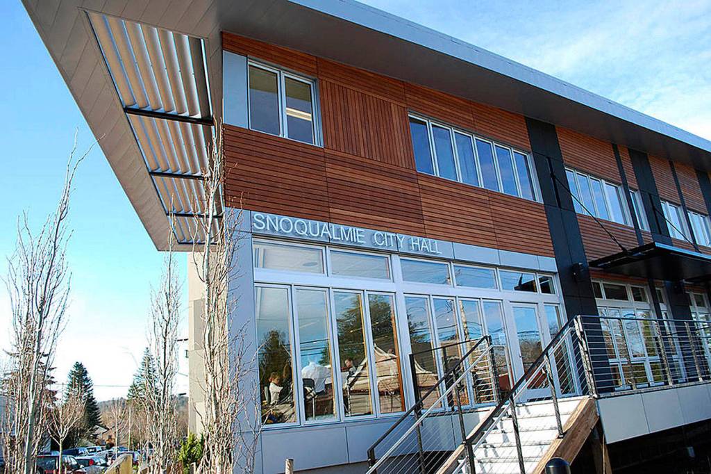 Snoqualmie City Hall. File photo
