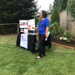 Photos by Samantha Pak/staff photo                                Debbie Lacy, founder and CEO of Eastside for All addresses the crowd at the organizations launch.