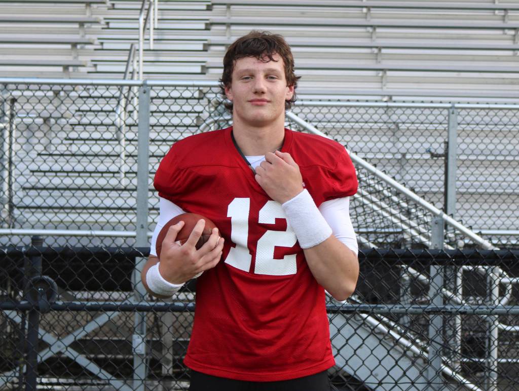 Mount Si quarterback Clay Millen has the Wildcats off to a 3-0 start in his first season as the starter. Benjamin Olson/ staff photo