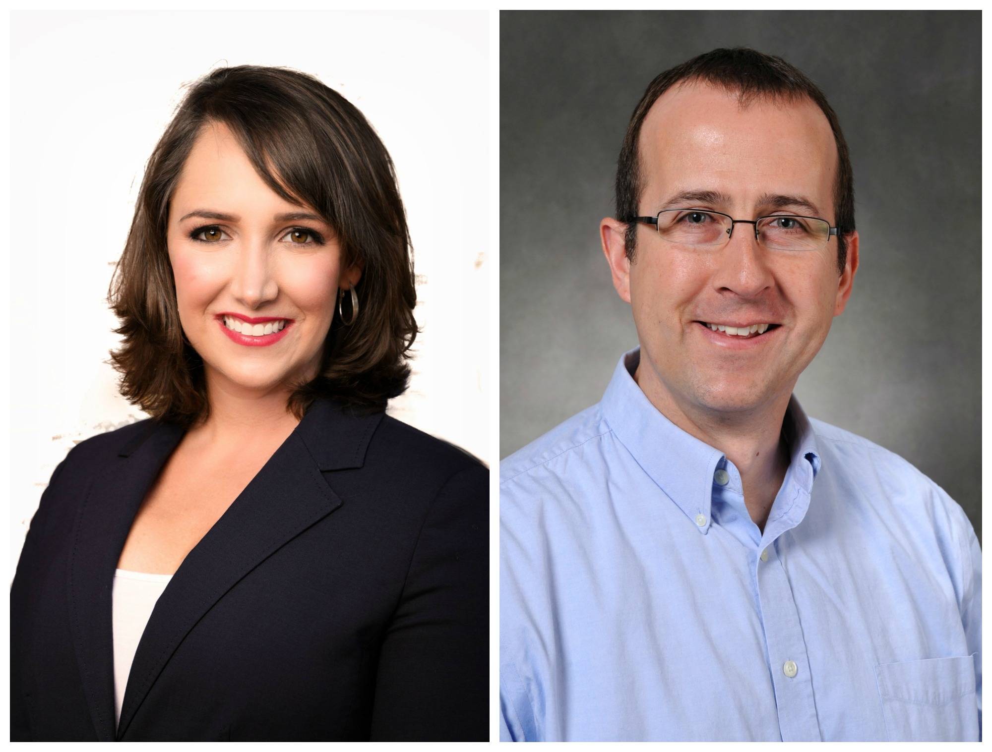 Carnation City Council Pos. 1 candidates Adair Hawkins and Michael Flowers. Courtesy photos