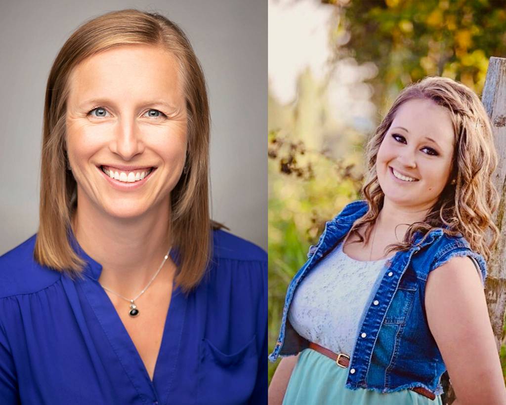 Catherine Fredenburg and Kayla Noonan are running for Si View Metropolitan Park District Commissioner Position 1. Courtesy photos