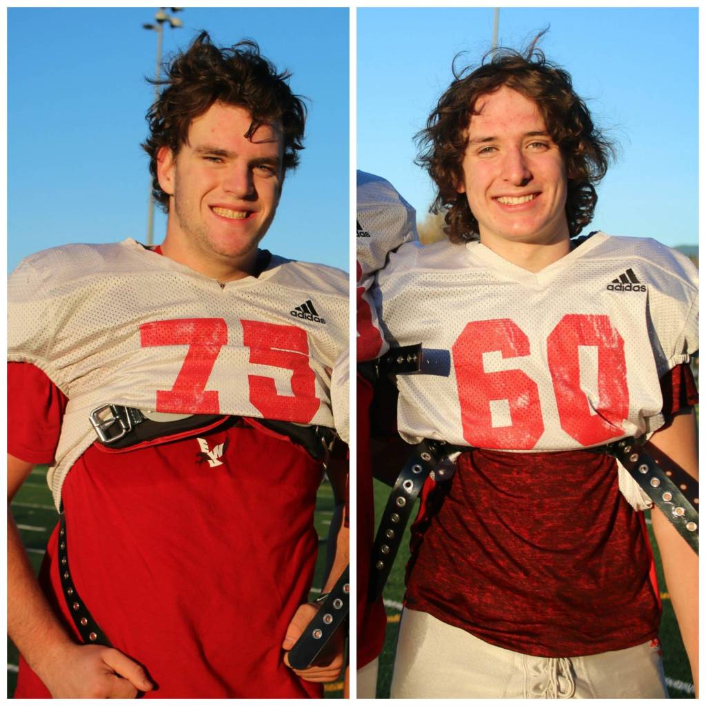 Mount Si captains Gale Kamp, left, and Cooper McQuay. Andy Nystrom/ staff photos