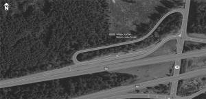 Construction work begins on Westbound I-90 on-Ramp at Exit 25