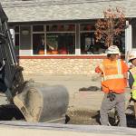 Businesses still open near Park Street roundabout construction