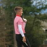 Mount Sis Drew Warford won his second straight 4A state golf title at The Creek at Qualchan Golf Course in Spokane. Here, Warford prepares to tee off at The Club at Snoqualmie Ridge this fall. Andy Nystrom/ staff photo