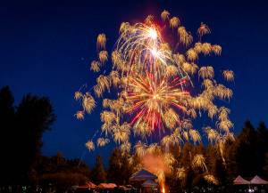 A recent fireworks show by Western Display Fireworks, the company who will put on the display of fireworks at the Carnation Farms 2020 New Years Eve party. Courtesy of Photography Enthusiasts of Duvall