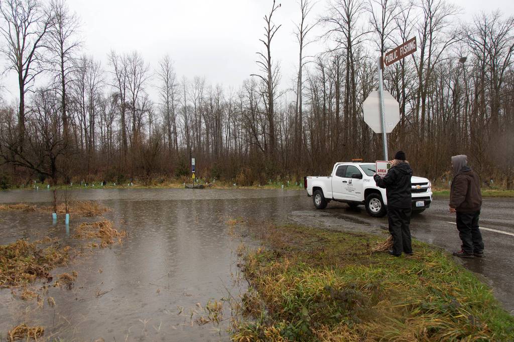 County road closures in place after downpour