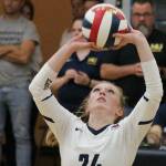 Carr thrives on the volleyball court