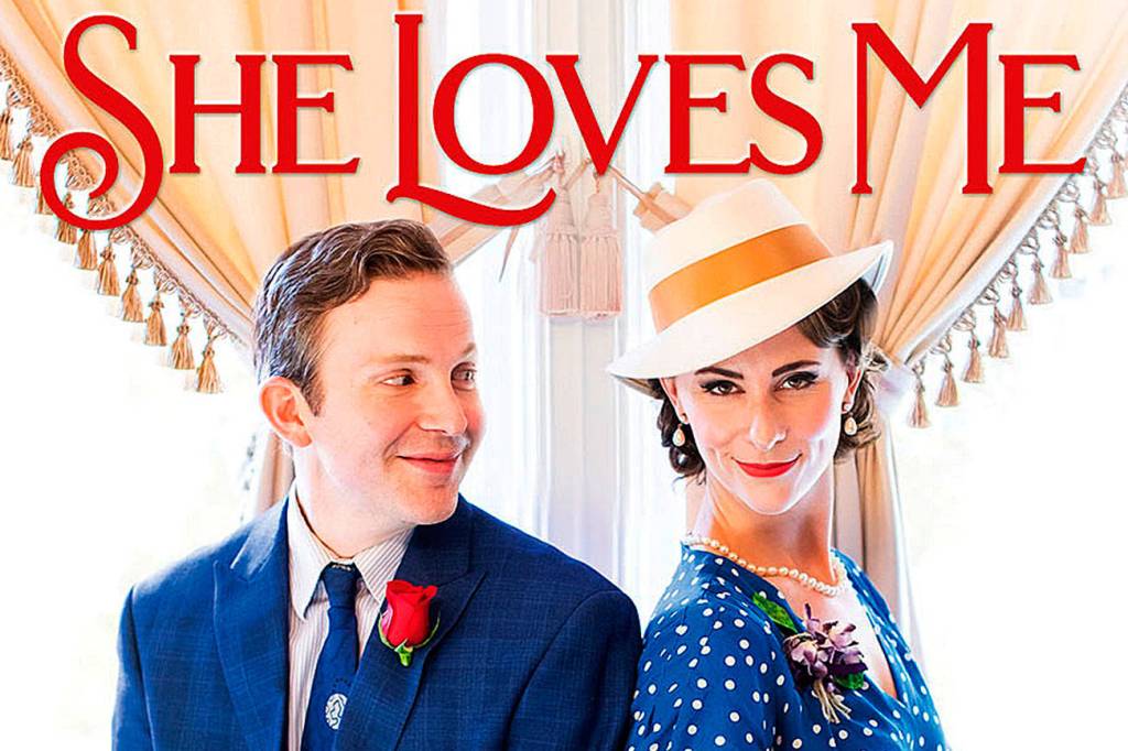 Courtesy photo                                Eric Ankrim and Allison Standley star as George and Amalia in Village Theatres production of She Loves Me.