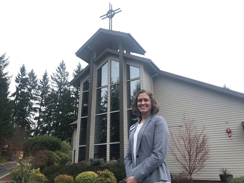 Samantha Pak/staff photo                                The Rev. Elizabeth Ingram Schindler with Faith United Methodist Church is the clergy delegate for the United Methodist Churchs Pacific Northwest Annual Conference. She will vote on the proposals regarding LGBTQ+ inclusing in the church in May.