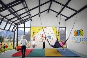 A conceptual rendering of a classroom space at the new Encompass facility. Created by Signal Architecture + Research