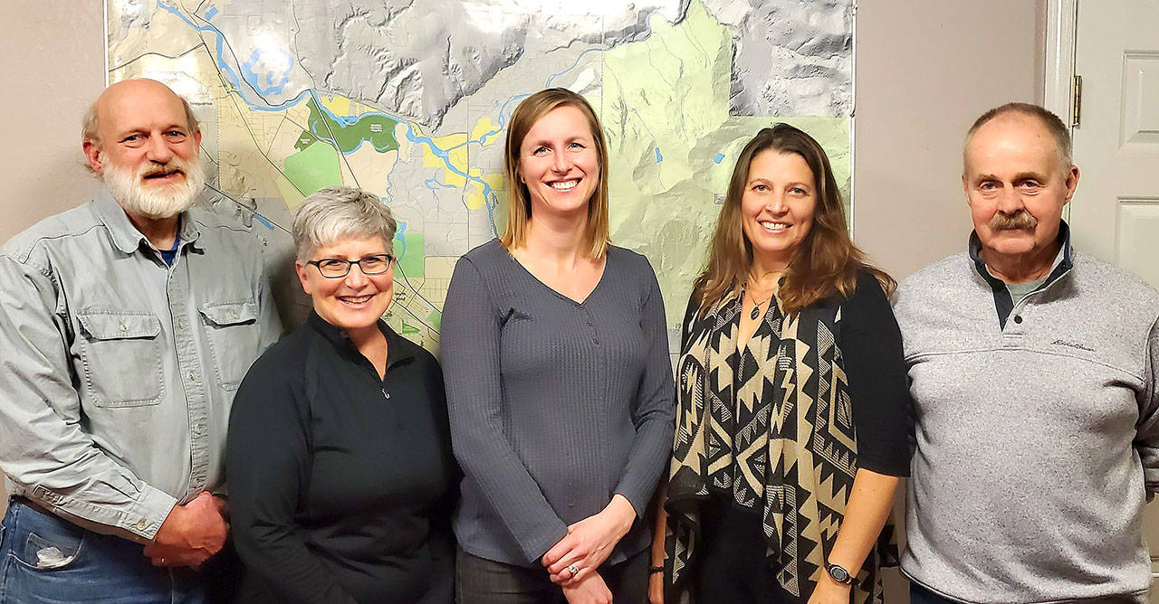 Courtesy photo                                The five member Board of Commissioners for the Si View Metropolitan Park District. From left, Mark Joselyn, Susan Kelly, Catherine Fredenburg, Katie Klahn and President Bud Raisio.