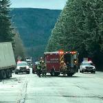 A collision on SR 18 resulted in the fatality of North Bend woman Angela Wilson on Jan. 25. Photo courtesy of Eastside Fire & Rescue Twitter