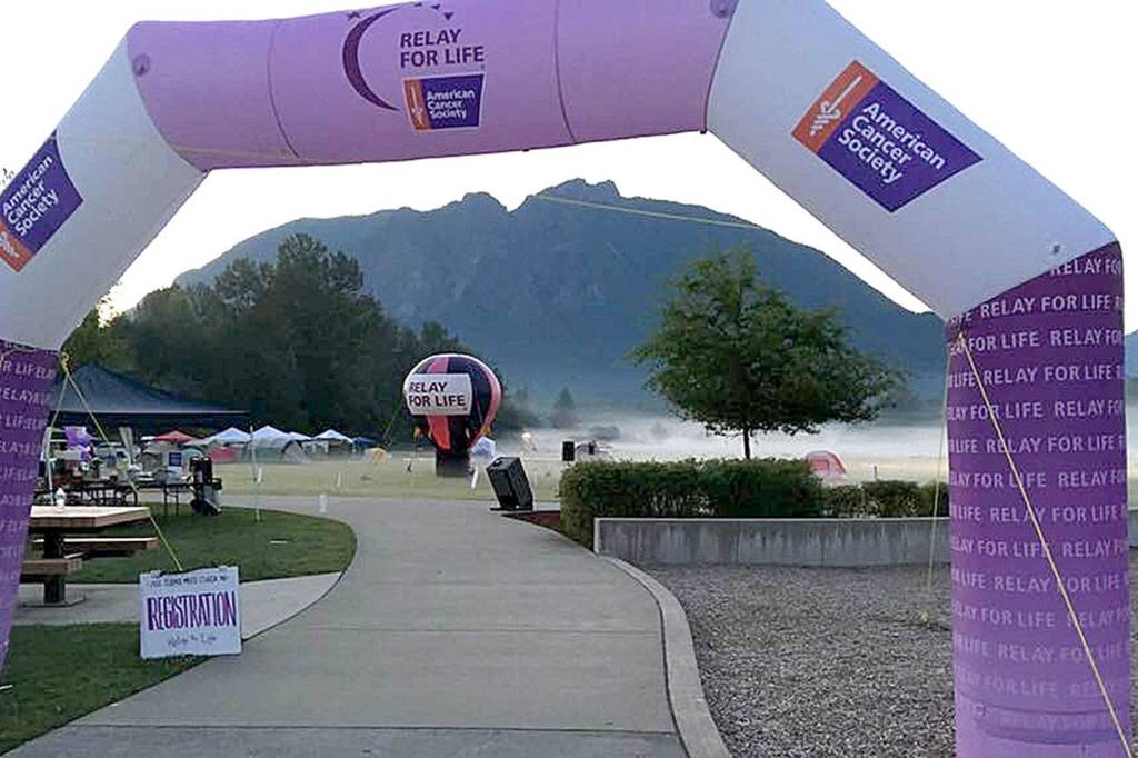The archway at last years Relay For Life of Snoqualmie Valley event. Courtesy photo