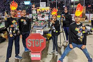 SVSD students design pedestrian safety robot in state competition