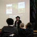 Staff Photo / Mitchell Atencio                                David Montgomery takes questions from the audience after his presentation at the Fall City Climate Change event at Chief Kanim Middle School in Fall City, on Feb. 15, 2020.