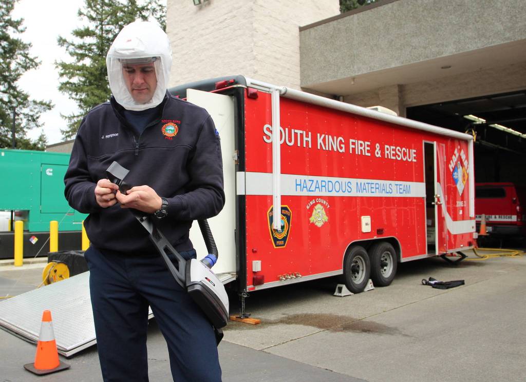 South King Fire opens county’s first decontamination site for law enforcement officers