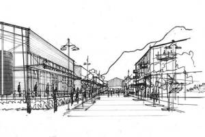 A rendering of what the future Snoqualmie Mill project could look like. Courtesy image