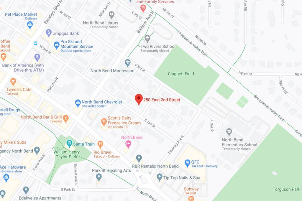 The project will be located at 250 E. 2nd St. in North Bend. (Google Maps)
