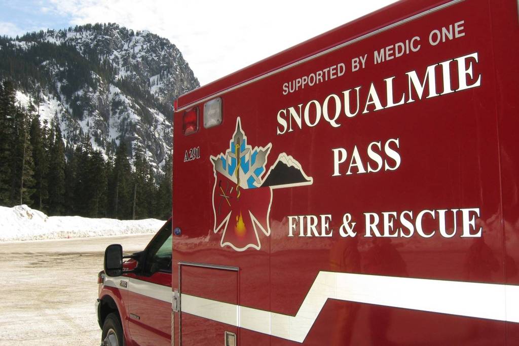 Photo courtesy of Snoqualmie Pass Fire and Rescue.