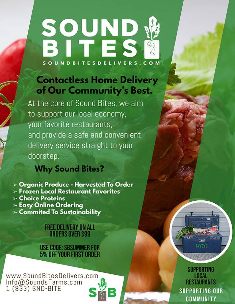 Your SOUND choice for produce + restaurant favorites + more, delivered right to your door!