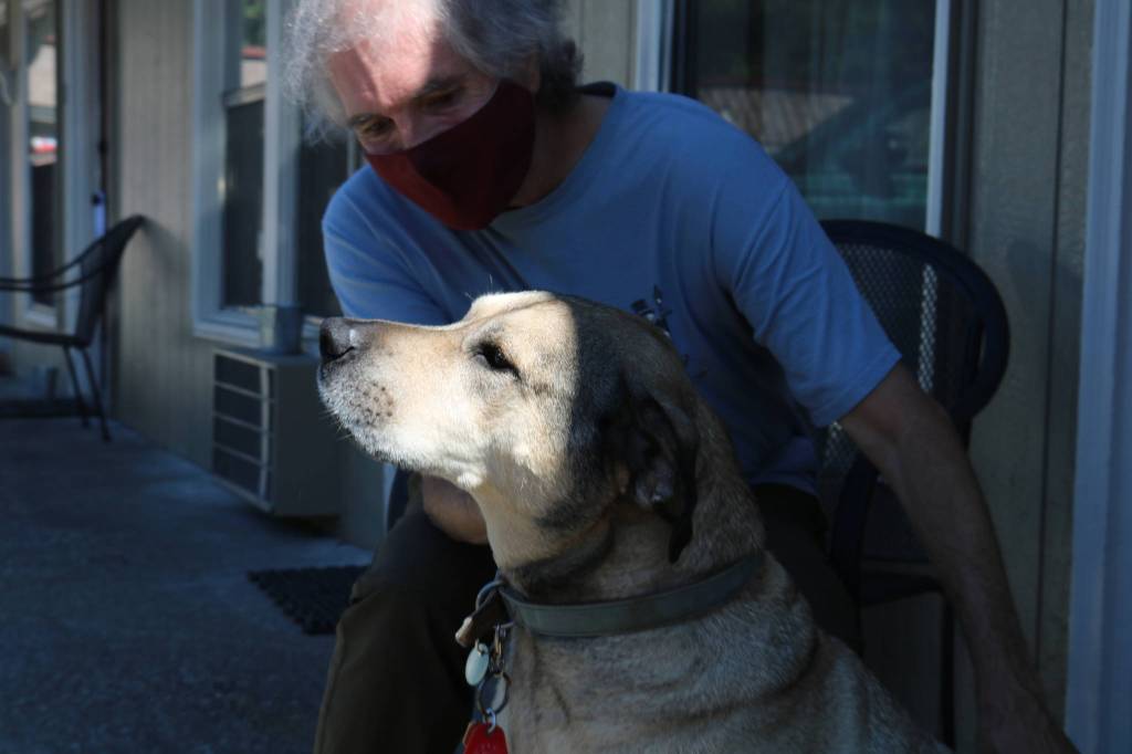 Robert Allen, 61, had never been homeless in his life before 2019, when he lost his housing. The chef has been trying to get back on his feet, and hopes to open a nonprofit and make hot sauce. Aaron Kunkler/staff photo