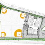 A site plan for the Snoqualmie Valley Athletic Center. Provided by the city of North Bend