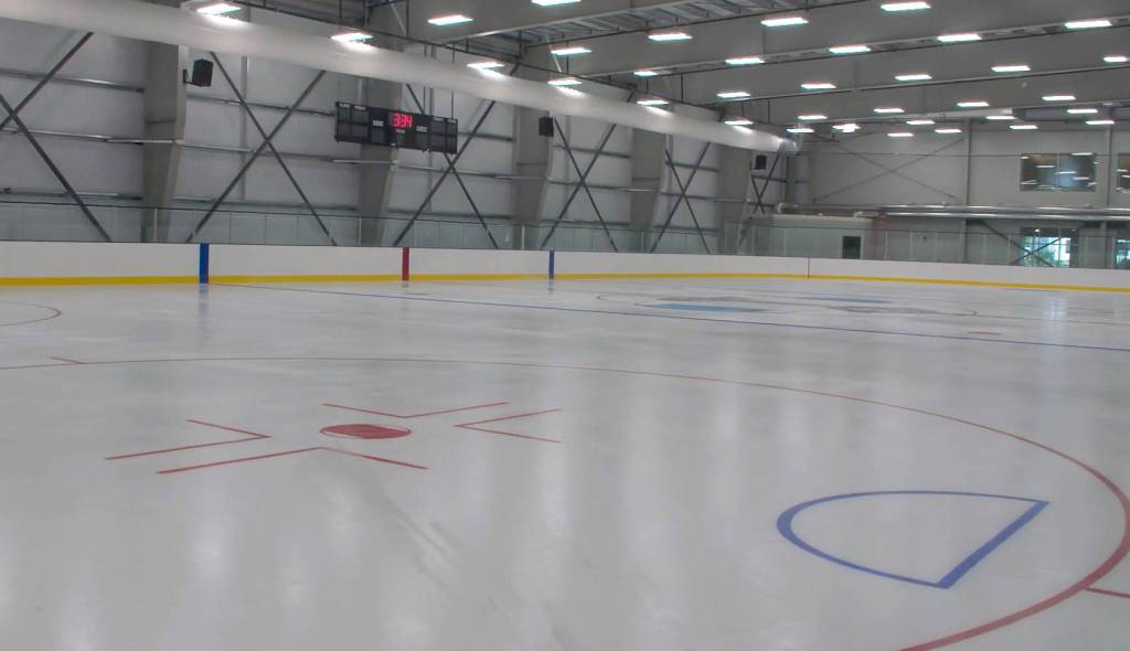 Screenshot of the new skating rink.