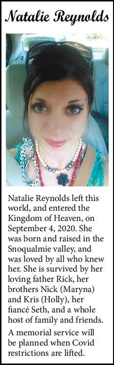 Natalie Reynolds | Obituary